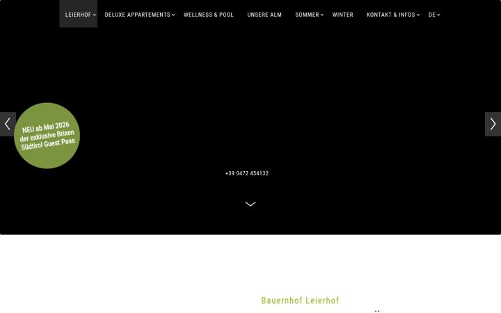 Screenshot of leierhof.it