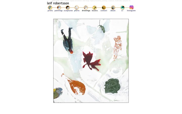 Screenshot of leifrobertsson.se
