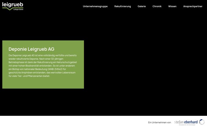 Screenshot of leigrueb.ch