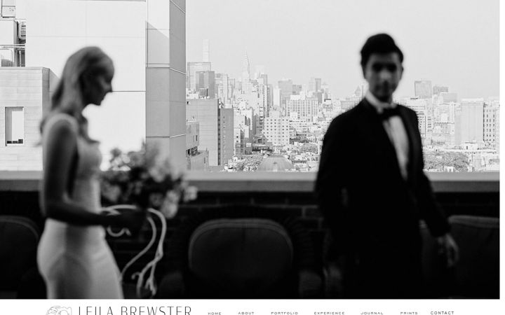 Screenshot of leilabrewsterphotography.com