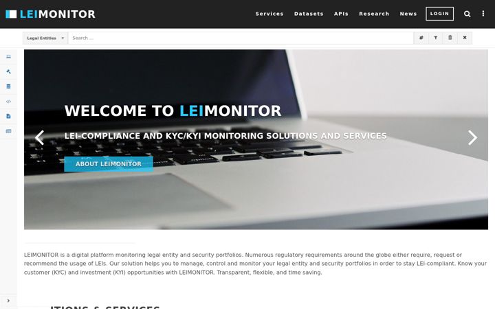 Screenshot of leimonitor.com