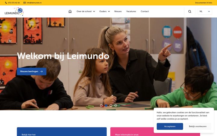 Screenshot of leimundo.nl