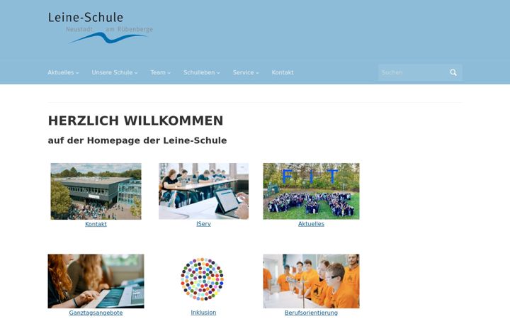 Screenshot of leine-schule.de