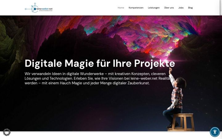 Screenshot of leine-weber.net