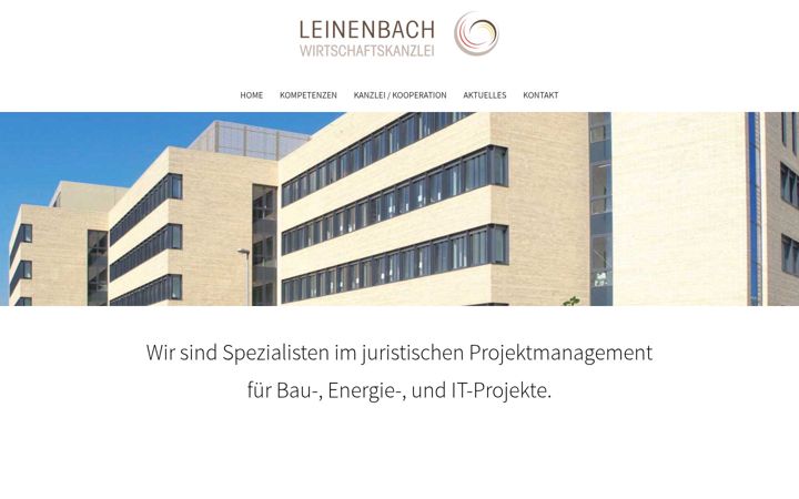 Screenshot of leinenbach-wirtschaftskanzlei.de