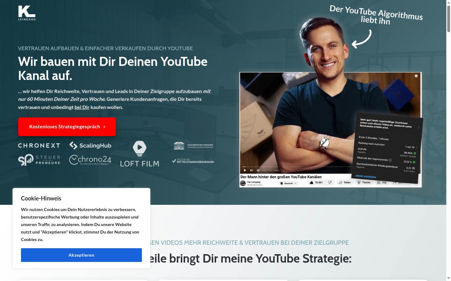 Sutikimo reklamjuostės, rodytos prieš bet kokią sąveiką, ekrano kopija