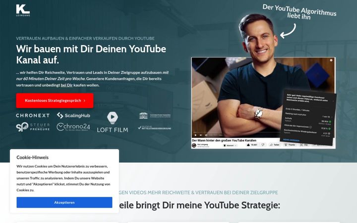 Screenshot of leingang-consulting.de