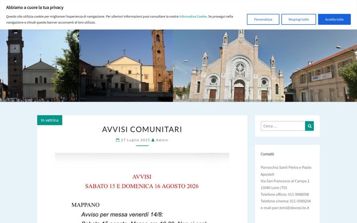 Screenshot of leini.com