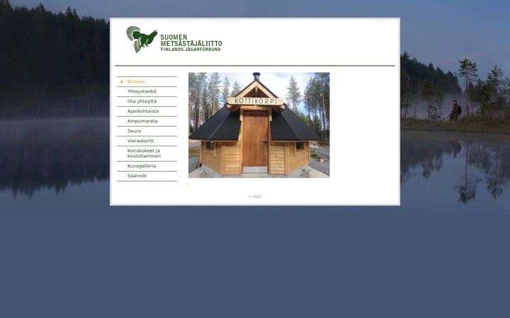 Screenshot of leinolanlahdenmetsastysseura.com