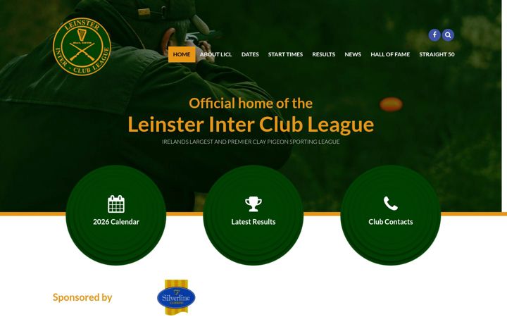 Screenshot of leinsterleague.com