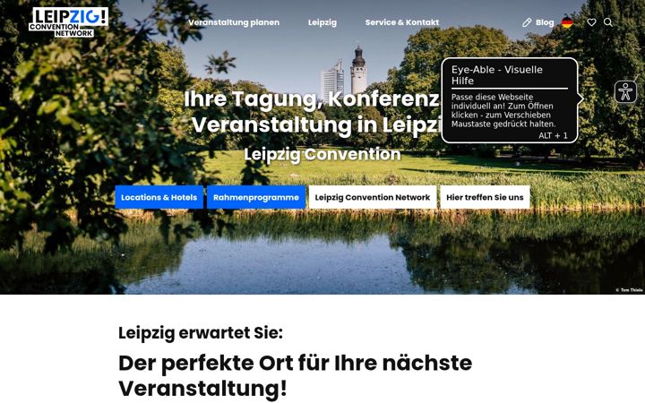 Screenshot of leipzig-convention.com