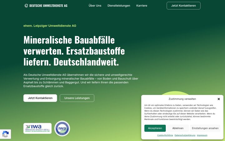 Screenshot of leipzig-umwelt.de