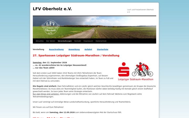 Screenshot of leipziger-suedraum-marathon.de