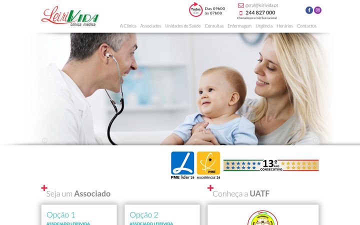 Screenshot of leirivida.pt