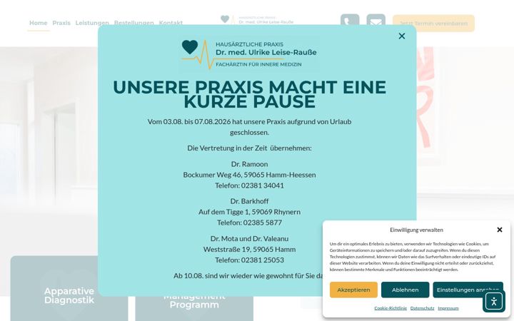 Screenshot of leise-rausse.de