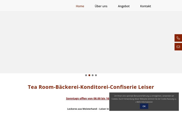 Screenshot of leisersuhr.ch