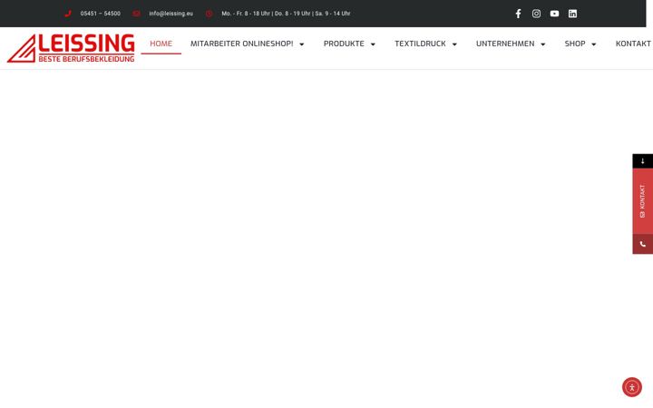 Screenshot of leissing.de