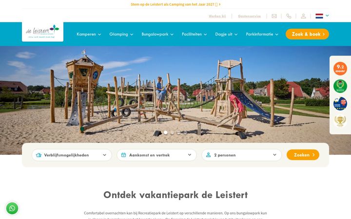 Screenshot of leistert.nl