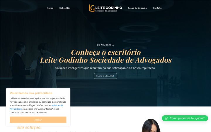 Screenshot of leitegodinho.adv.br