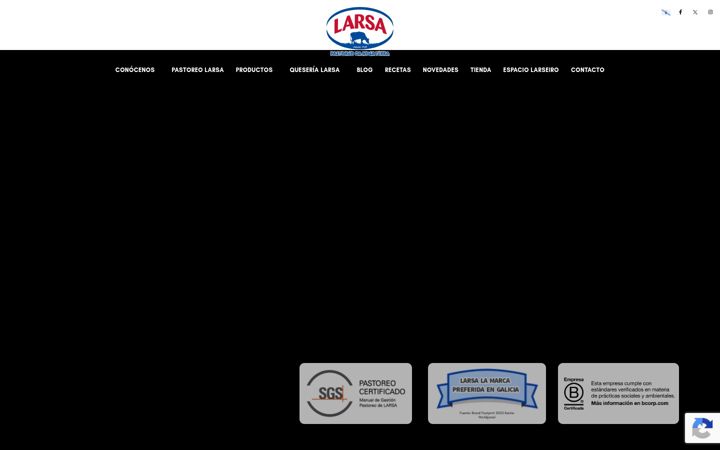 Screenshot of leitelarsa.es