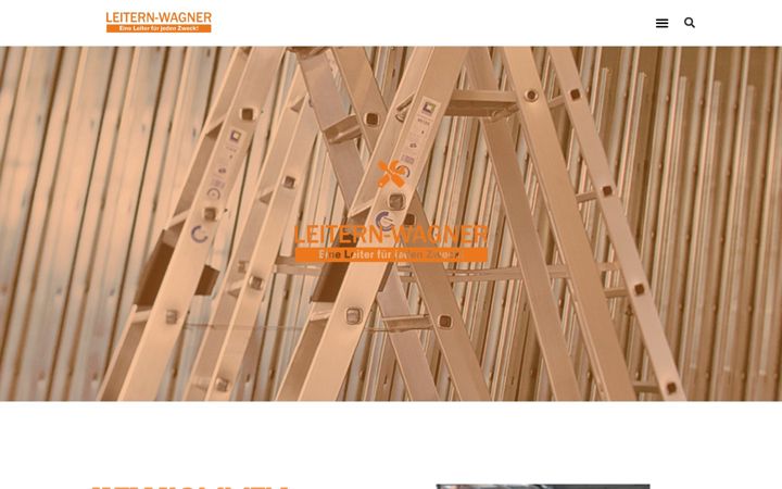 Screenshot of leitern-wagner.de
