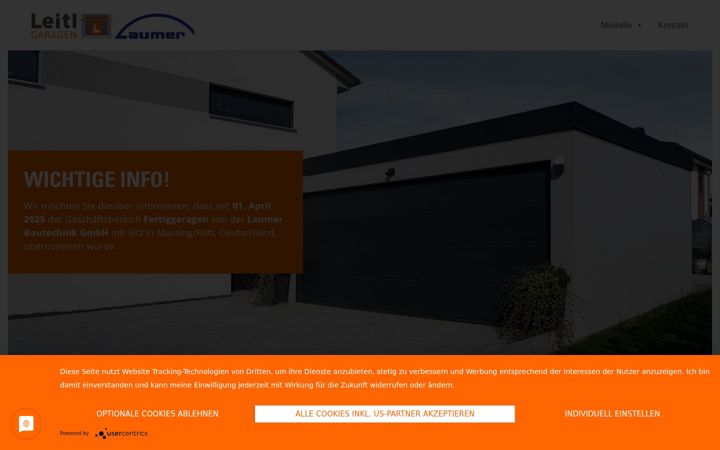 Screenshot of leitl-garage.at