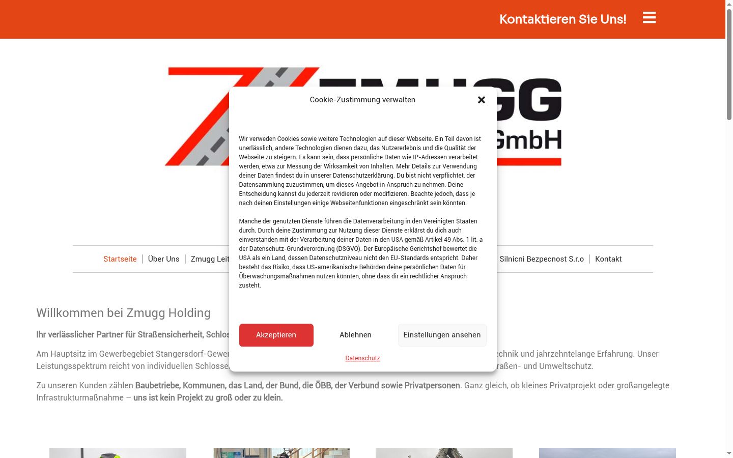 Screenshot tal-banner tal-kunsens muri qabel kwalunkwe interazzjoni