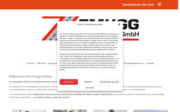 Screenshot of leitschienenbau.at