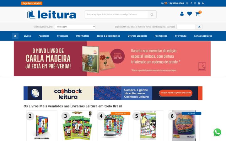 Screenshot ta' leitura.com.br
