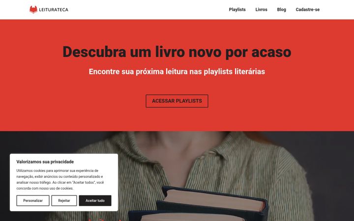 Screenshot of leiturateca.com.br