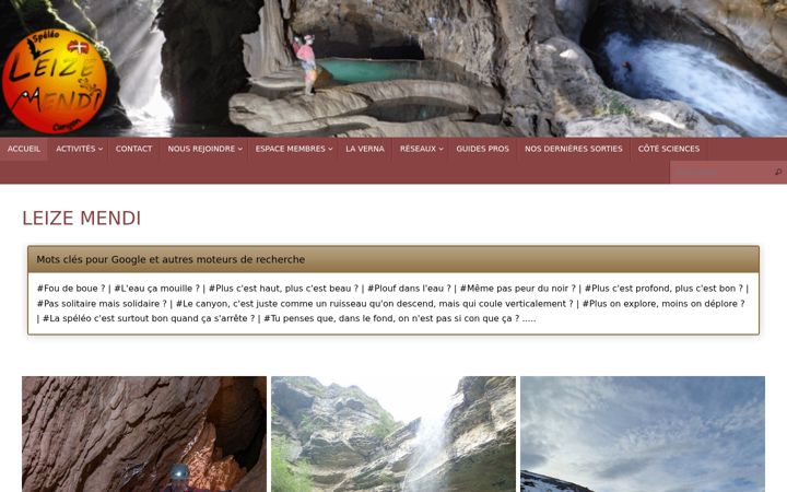Screenshot of leizemendi.com