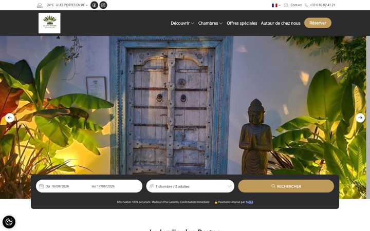 Screenshot of lejardindesportes.com