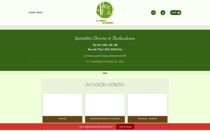 Screenshot of lejardindubambou.com