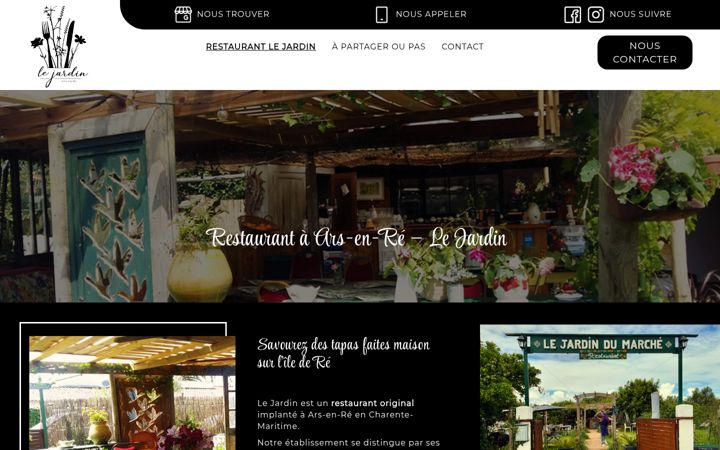 Screenshot of lejardindumarche.fr