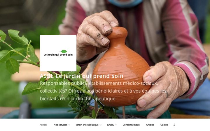 Screenshot of lejardinquiprendsoin.be