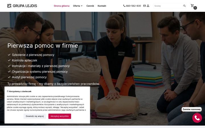 Screenshot of lejdis-bhp.pl