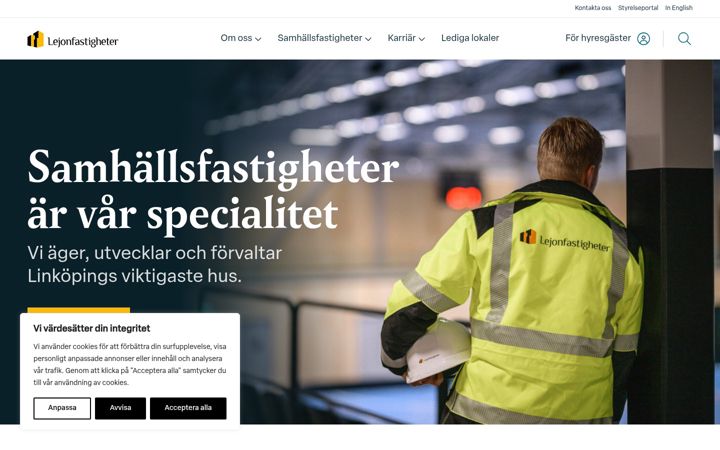 Screenshot of lejonfastigheter.se