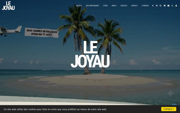 Screenshot of lejoyau.ch