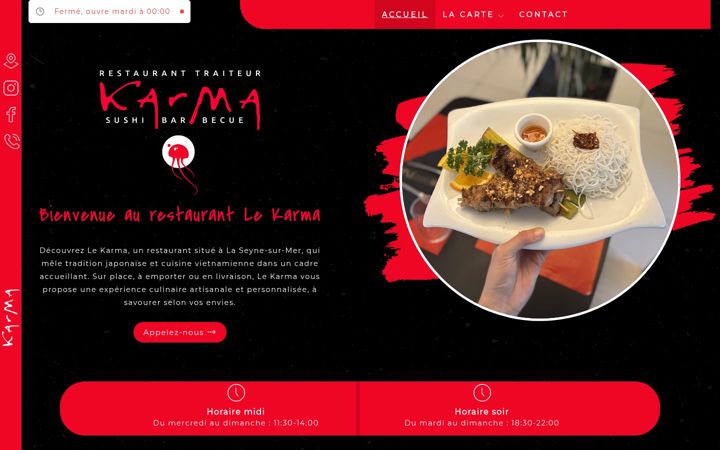 Screenshot of lekarma.fr