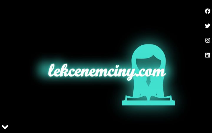 Screenshot of lekcenemciny.com