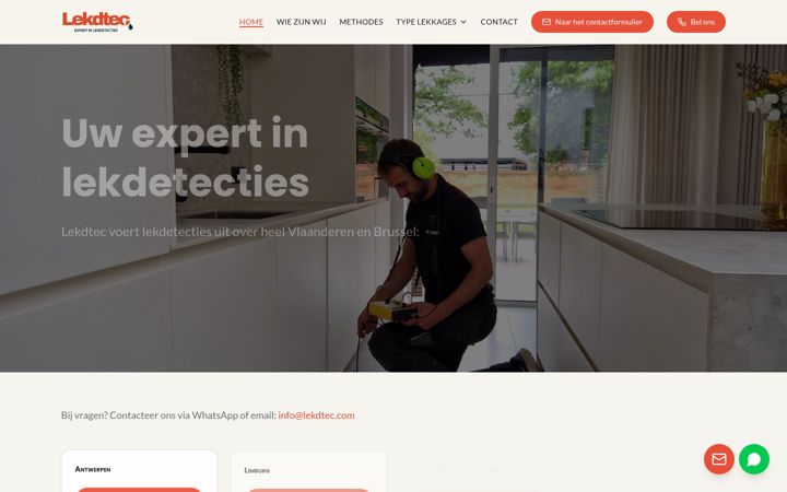 Screenshot of lekdtec.com