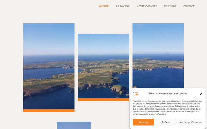 Screenshot of lekeoouessant.com