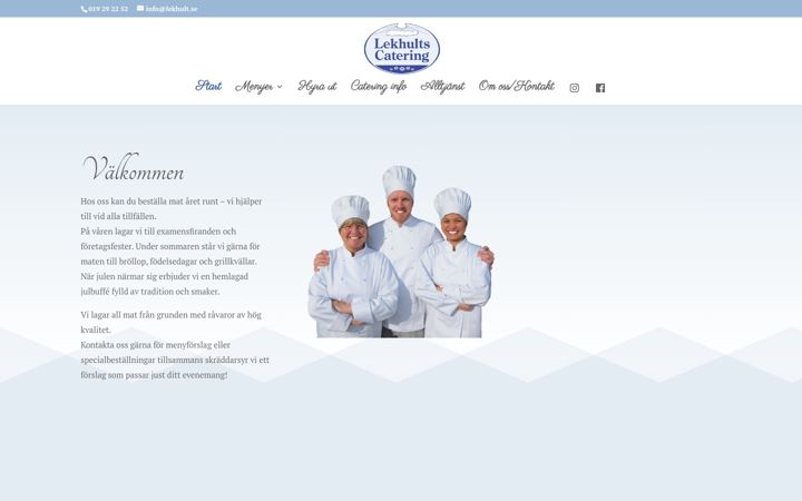 Screenshot of lekhultsgard.se