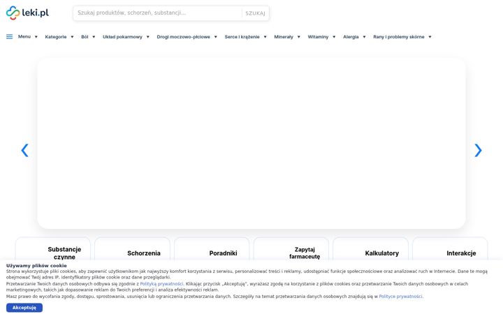 Screenshot of leki.pl