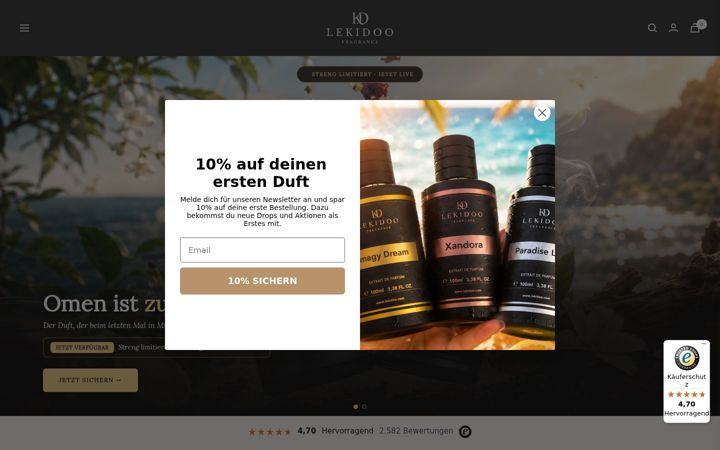 Screenshot of lekidoo.com