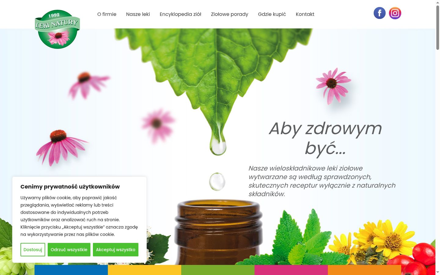 Zrzut ekranu banera zgody wyświetlanego przed jakąkolwiek interakcją