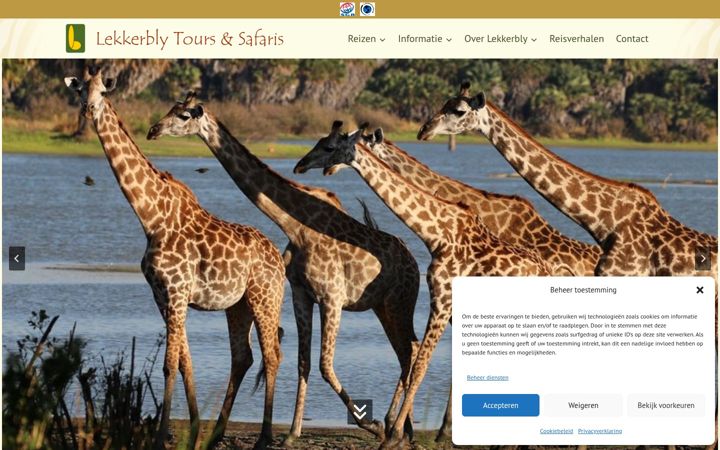 Screenshot of lekkerbly.com