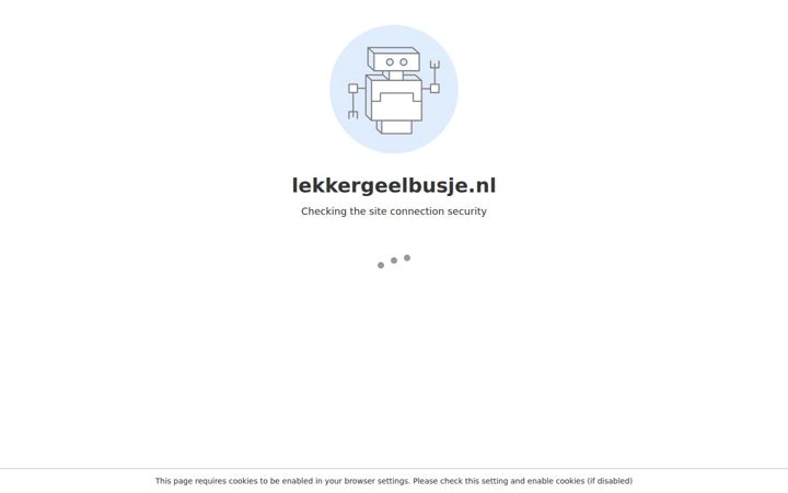 Zrzut ekranu lekkergeelbusje.nl