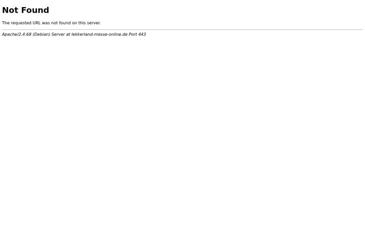 Screenshot of lekkerland-messe-online.de
