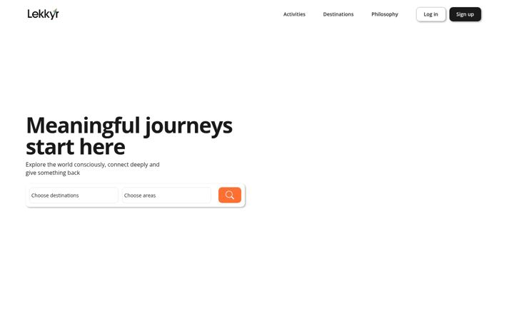 Screenshot of lekkyr.com